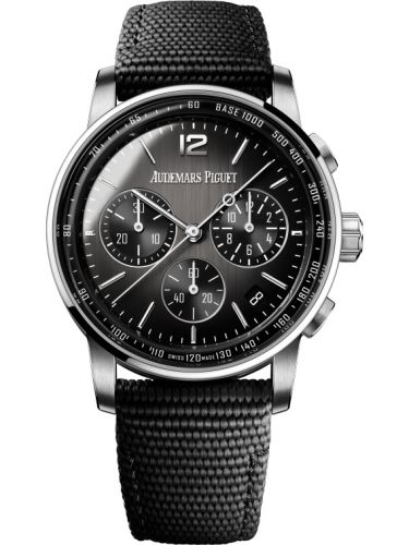 Audemars Piguet CODE 11.59 Chronograph Selfwinding White Gold Ceramic Grey Fabric