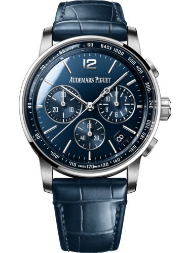 Audemars Piguet CODE 11.59 Chronograph Selfwinding White Gold Blue