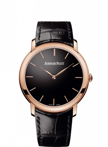 Audemars Piguet Jules Audemars 15180 Extra-Thin Pink Gold Black