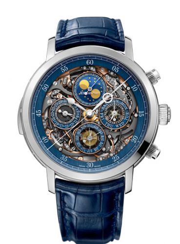 Audemars Piguet Jules Audemars Grande Complication Openworked Platinum Blue