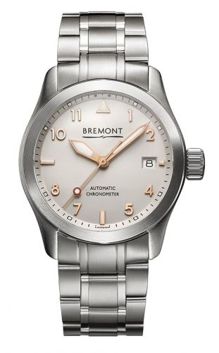 Bremont Solo 37 Silver Gold Numerals Bracelet