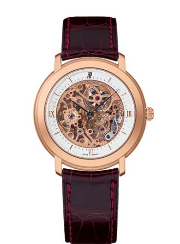 Audemars Piguet Jules Audemars Skeleton Hand-Wound Pink Gold Silver