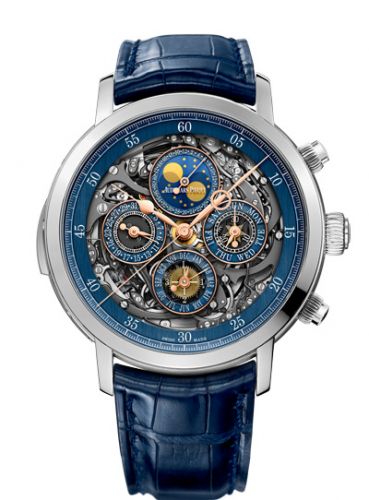 Audemars Piguet Jules Audemars Grande Complication Openworked Platinum Blue