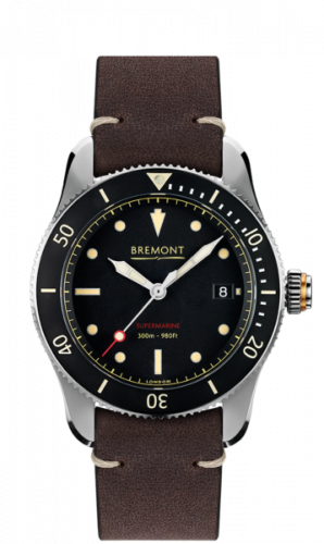 Bremont Supermarine S301 Stainless Steel Black Calf