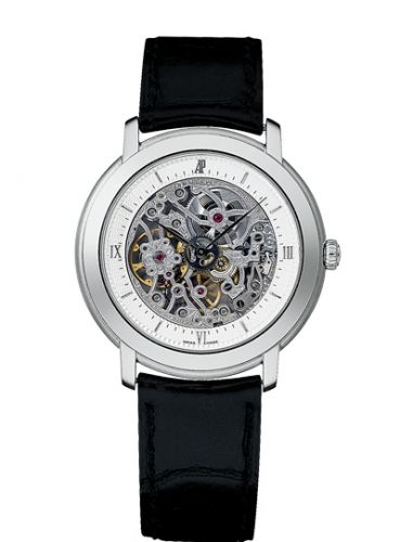 Audemars Piguet Jules Audemars Skeleton Hand-Wound White Gold Silver