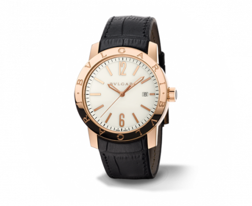 Bulgari Bulgari Solotempo 39 Pink Gold White