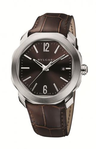 Bulgari Octo Roma 41 Stainless Steel Brown