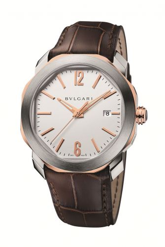 Bulgari Octo Roma 41 Stainless Steel Pink Gold Silver