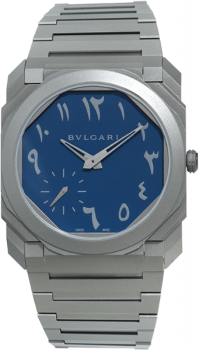 Bulgari Octo Finissimo Automatic Arabic Blue Titanium