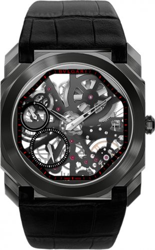 Bulgari Octo Finissimo Skeleton DLC Alligator Dubai Edition