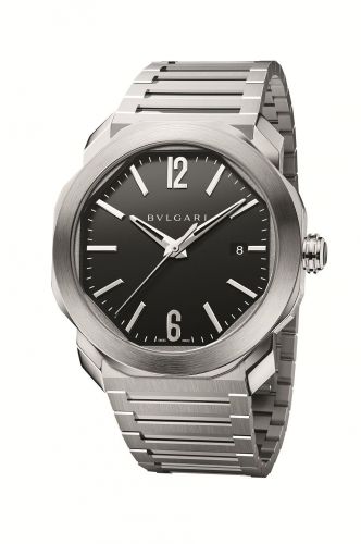 Bulgari Octo Roma 41 Stainless Steel Black Bracelet