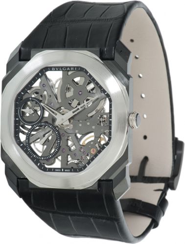 Bulgari Octo Finissimo Skeleton DLC Platinum Alligator