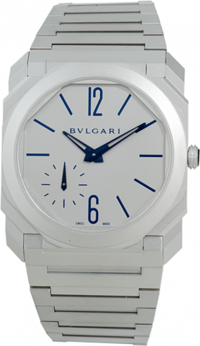Bulgari Octo Finissimo Automatic Titanium Grey - Blue Bracelet