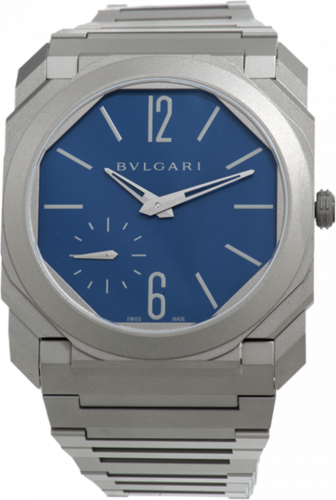 Bulgari Octo Finissimo Automatic Titanium Blue Japan