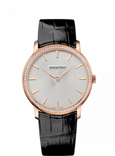 Audemars Piguet Jules Audemars 15182 Extra-Thin Pink Gold Silver