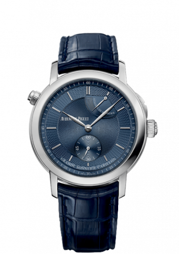 Audemars Piguet Jules Audemars 26344 Grande Sonnerie Carillon Platinum The Hour Glass Blue