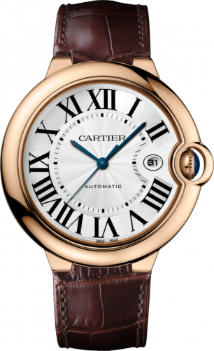 Cartier Ballon Blue de Cartier 42 Automatic Pink Gold Silver