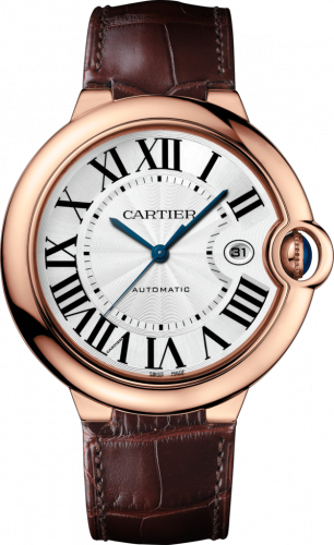 Cartier Ballon Blue de Cartier 42 Automatic Pink Gold Silver