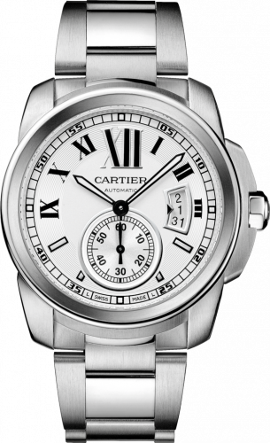 Cartier Calibre de Cartier 42 Stainless Steel Silver Bracelet