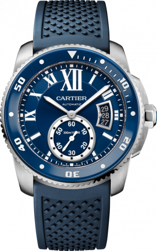 Cartier Calibre de Cartier Diver Stainless Steel Blue Rubber