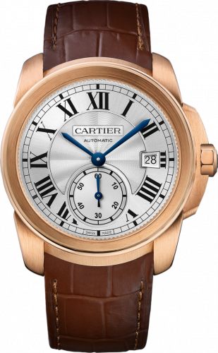 Cartier Calibre de Cartier 38 Pink Gold Silver