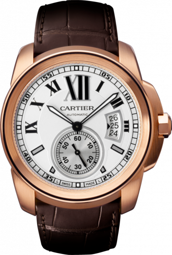 Cartier Calibre de Cartier 42 Pink Gold Silver