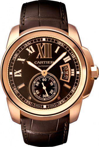 Cartier Calibre de Cartier 42 Pink Gold Chocolate