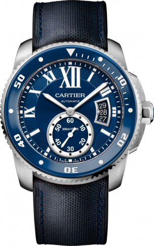 Cartier Calibre de Cartier Diver Stainless Steel Blue Rubber