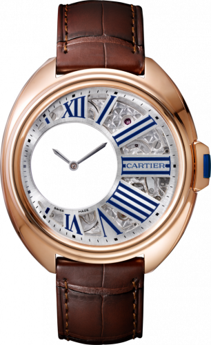 Cartier Clé de Cartier 41 Mysterious Hours Pink Gold