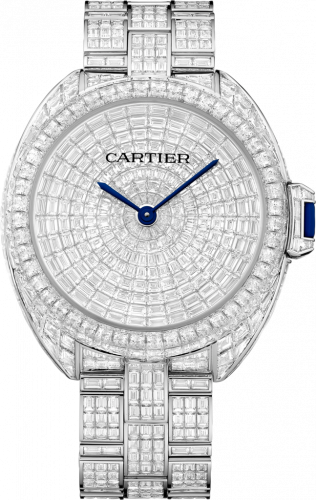 Cartier Clé de Cartier 41 White Gold Rivière