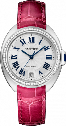 Cartier Clé de Cartier 35 White Gold Diamonds Red