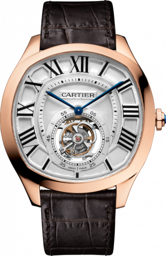 Cartier Drive de Cartier Flying Tourbillon Pink Gold Silver