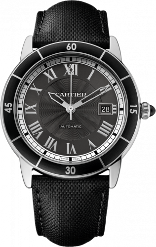 Cartier Ronde Croisière de Cartier Stainless Steel Grey