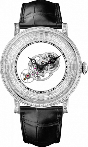 Cartier Rotonde de Cartier Astromystérieux Platinum Baguette