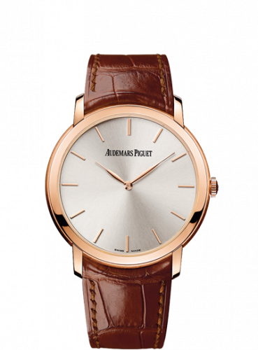 Audemars Piguet Jules Audemars 15180 Extra-Thin Pink Gold Silver