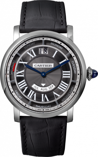 Cartier Rotonde de Cartier 40 Annual Calendar White Gold Grey