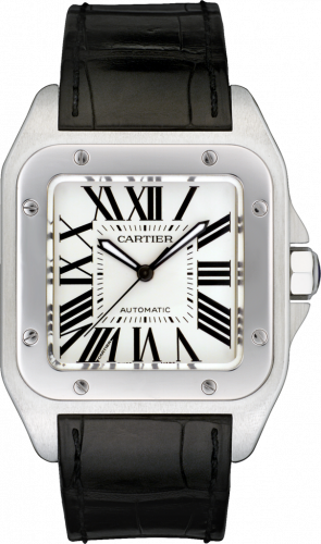 Cartier Santos 100 41.3 Stainless Steel Silver