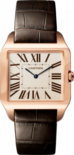 Cartier Santos Dumont 34.6 Pink Gold
