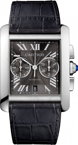 Cartier Tank MC 34.3 Chronograph Stainless Steel Grey