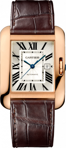 Cartier Tank Anglaise 29.8 Pink Gold Silver