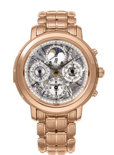 Audemars Piguet Jules Audemars 26023 Grande Complication Pink Gold Sapphire Bracelet