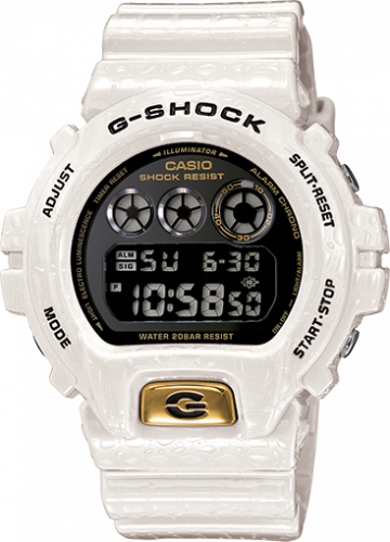 Casio DW-6900CR-7 White Crocodile