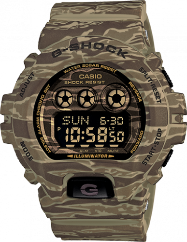 Casio GD-X6900CM-5 Green Tiger Camo