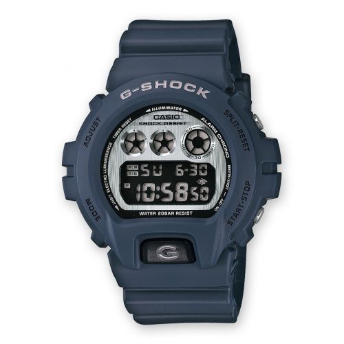 Casio DW-6900HM-2 Navy Blue Brushed Steel