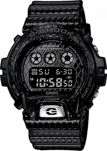 Casio DW-6900DS-1 Black Diamond Pattern