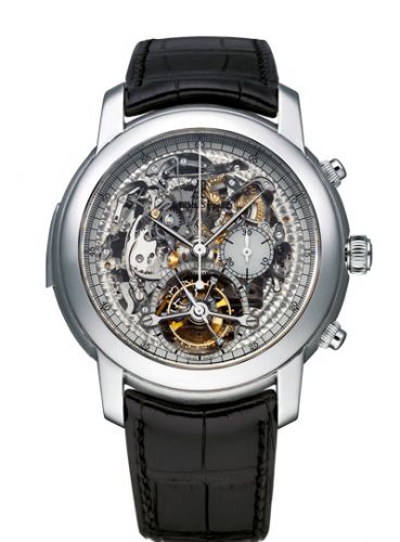 Audemars Piguet Jules Audemars Minute Repeater Tourbillon Chronograph Platinum Openworked