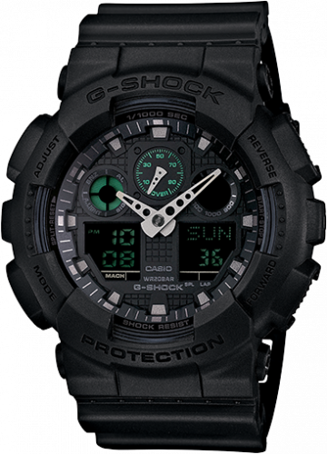 Casio GA100-MB-1A Black Green