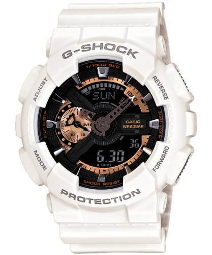 Casio GA-110RG-7A White Rose