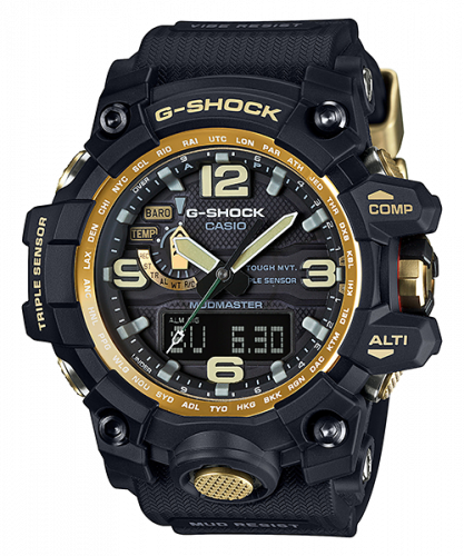 Casio G-Shock Mudmaster Triple Sensor Black Gold