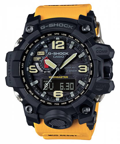 Casio G-Shock Mudmaster Triple Sensor Black Yellow